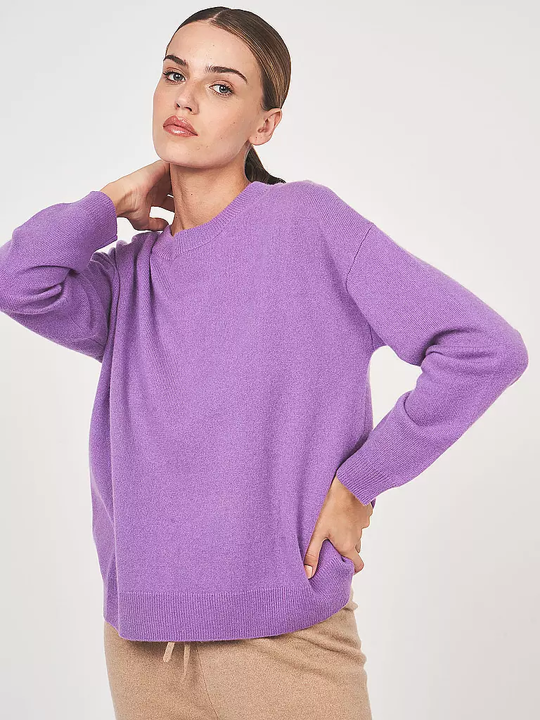 LES TRICOTS DE LEA | Kaschmir Pullover | lila