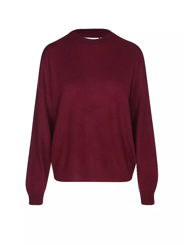 LES TRICOTS DE LEA | Kaschmirpullover MAPOUPETTE | dunkelrot