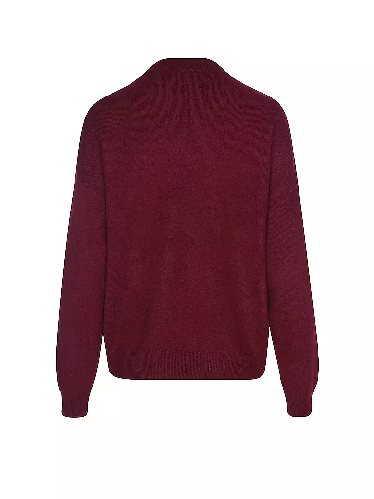 LES TRICOTS DE LEA | Kaschmirpullover MAPOUPETTE | dunkelrot
