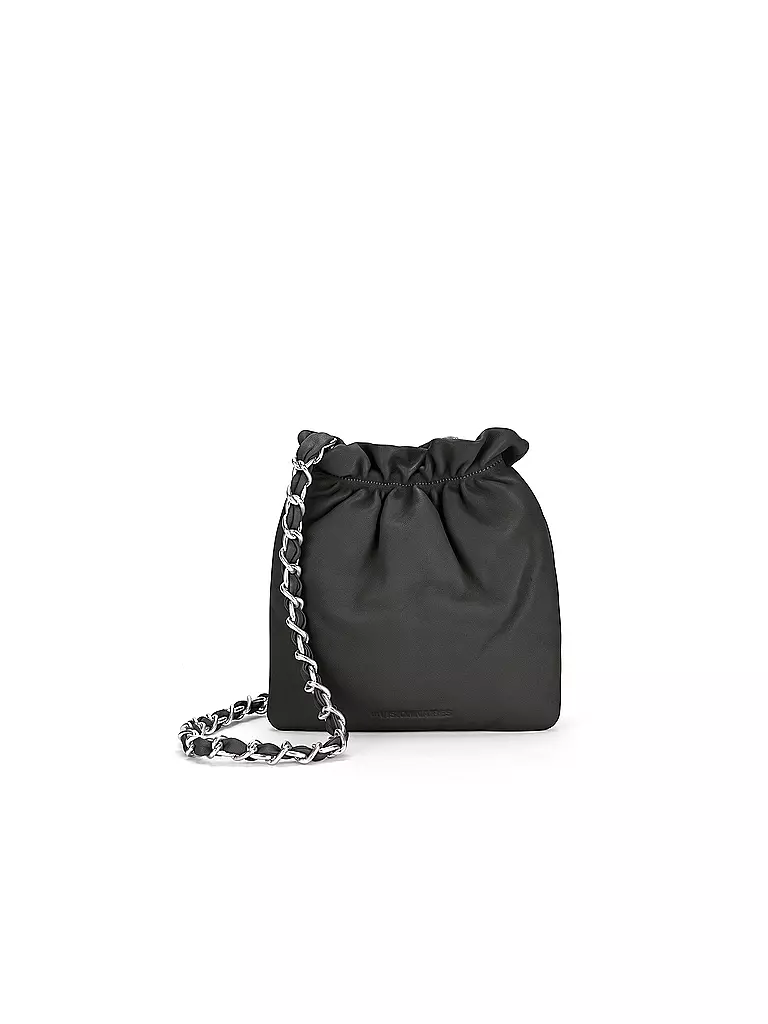 LES VISIONNAIRES | Ledertasche - Bucket Bag LILOU SILKY | schwarz