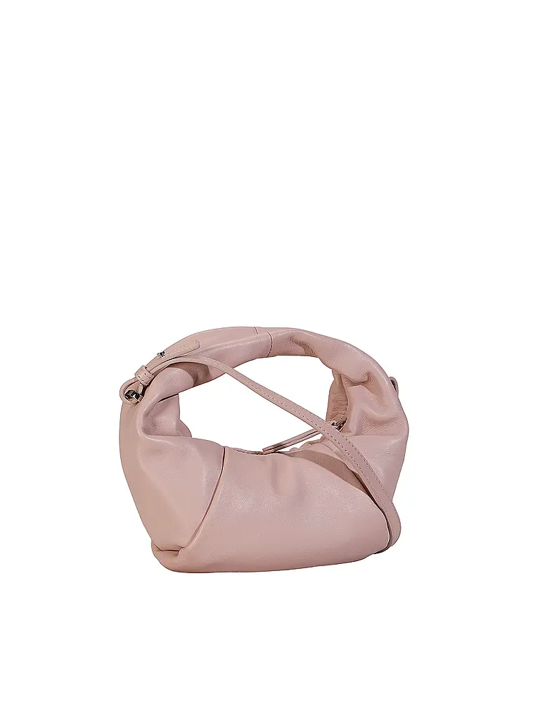 LES VISIONNAIRES | Ledertasche - Mini Bag GRETA MINI ESSENTIAL SILKY | Rosa