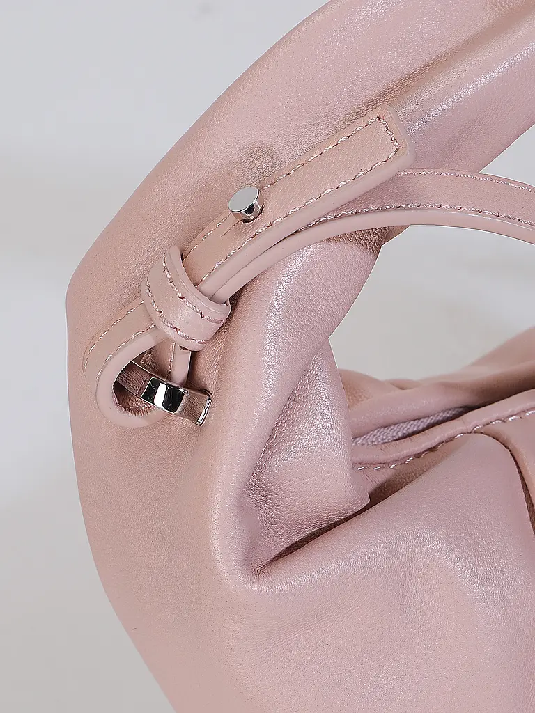 LES VISIONNAIRES | Ledertasche - Mini Bag GRETA MINI ESSENTIAL SILKY | Rosa