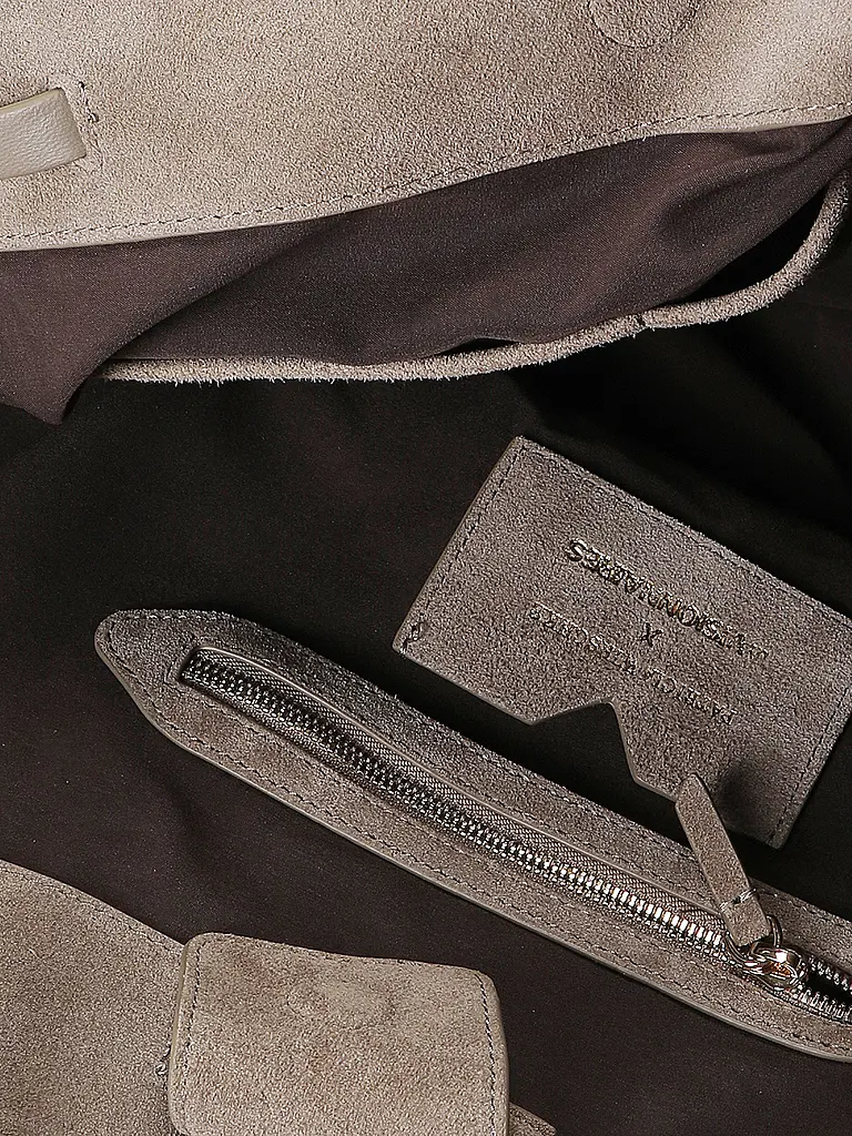 LES VISIONNAIRES | Ledertasche - Shopper GABRIELLA | Beige