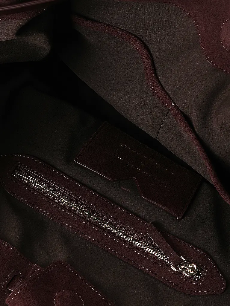 LES VISIONNAIRES | Ledertasche - Shopper GABRIELLA | Dunkelrot