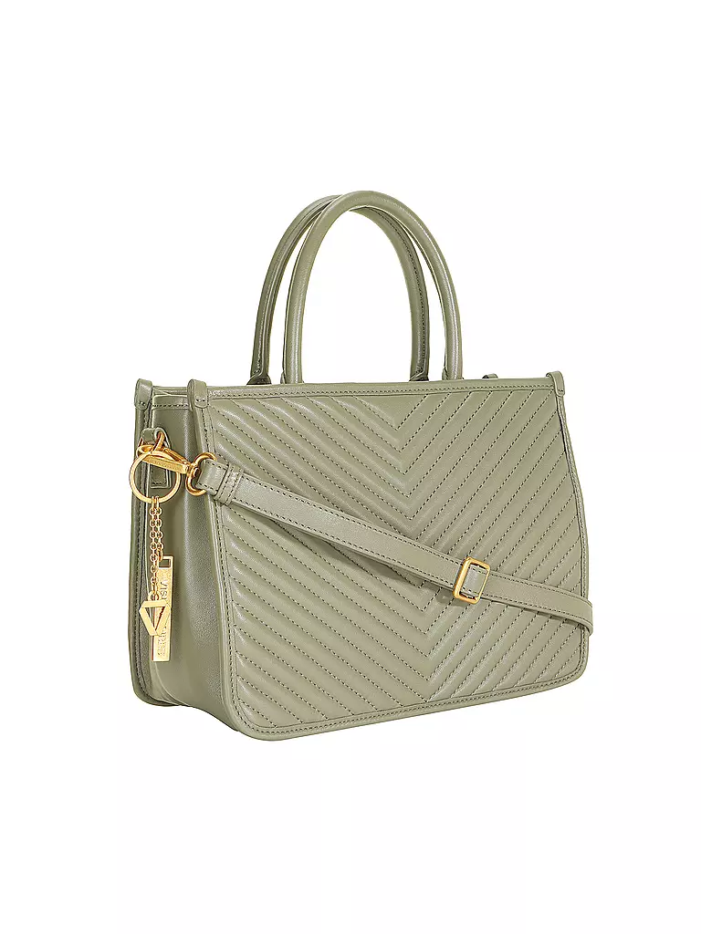 LES VISIONNAIRES | Ledertasche - Tot Bag LENA QUILTING | camel