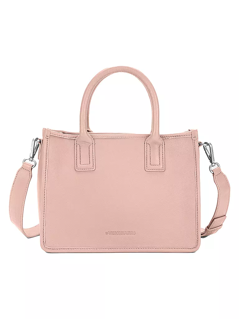 LES VISIONNAIRES | Ledertasche - Tote Bag LENA SILKY Medium | rosa