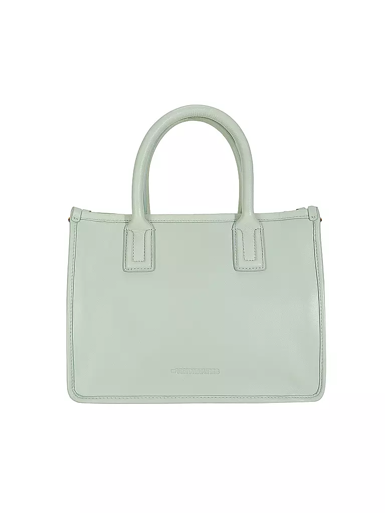 LES VISIONNAIRES | Ledertasche - Tote Bag LENA SILKY Medium | mint