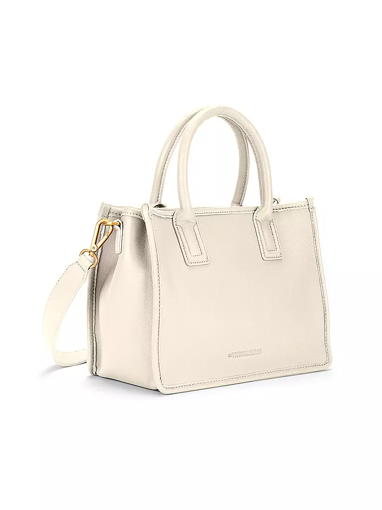 LES VISIONNAIRES | Ledertasche - Tote Bag LENA SILKY Medium | creme