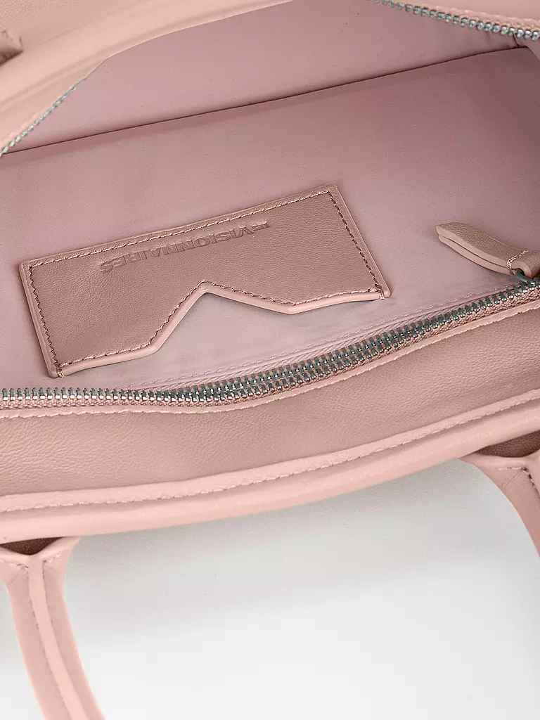 LES VISIONNAIRES | Ledertasche - Tote Bag LENA SILKY Medium | rosa