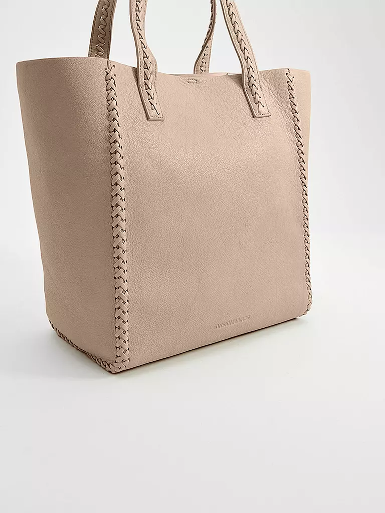 LES VISIONNAIRES | Ledertasche - Umhängetasche Aurora | beige