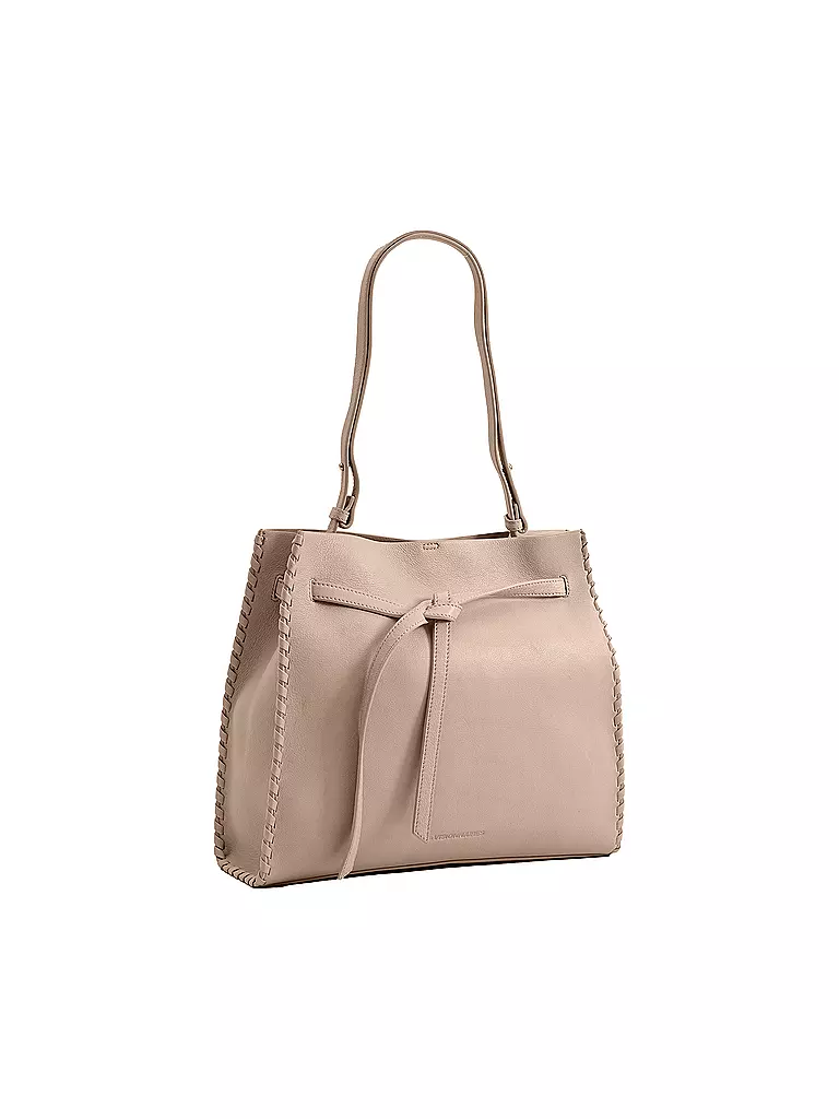 LES VISIONNAIRES | Ledertasche - Umhängetasche Aurora | beige