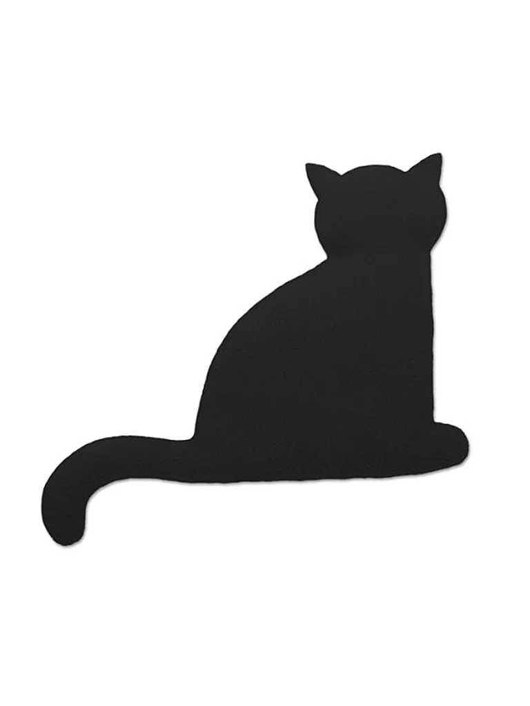 LESCHI | Wärmekissen "Die Katze Minina" 30x22cm | schwarz