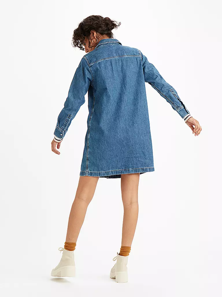 LEVI'S® | Hemdblusenkleid Selma | blau