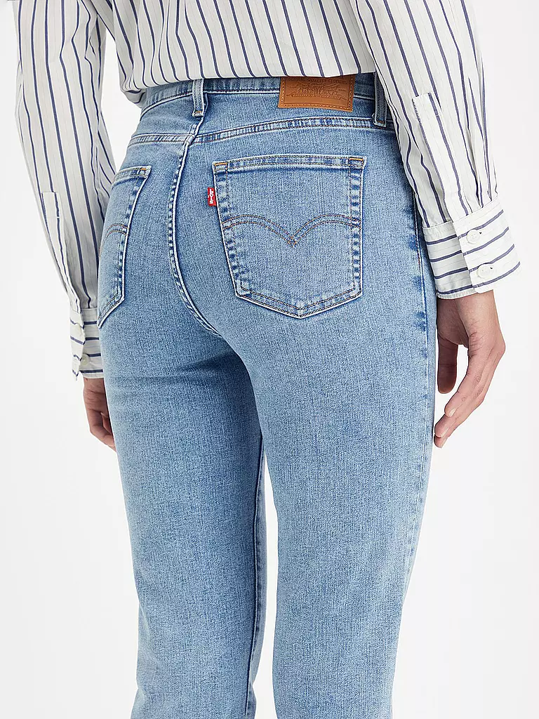 LEVI'S® | Highwaist Jeans Straight Fit 724 | blau