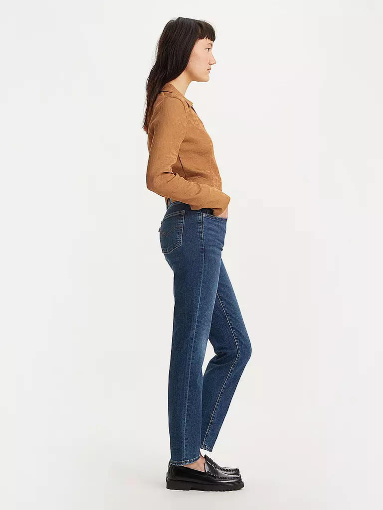 LEVI'S® | Highwaist Jeans Straight Fit 724 | dunkelblau