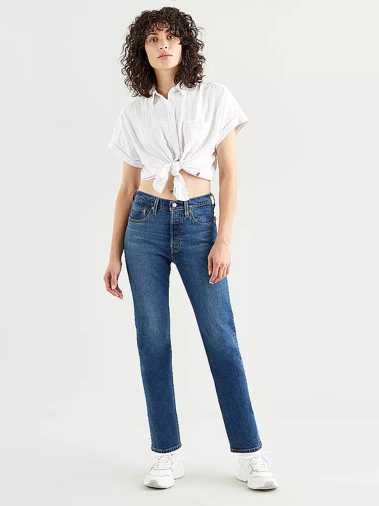 LEVI'S® | Jeans Mom Fit 7/8 501 | blau