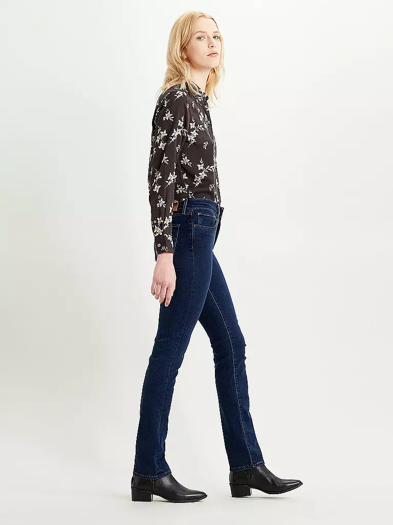 LEVI'S® | Jeans Straight Fit 724 Highwaist | grau