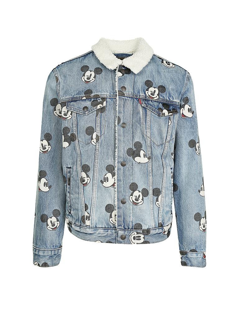 Jeans Jacket Disney Levis Jeansjacke Damen Mickey Mouse