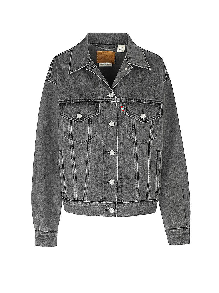 levis jeansjacke grau