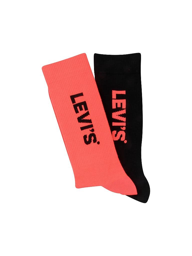 LEVI'S | Socken 2er Pkg Rib Sport Neon | schwarz