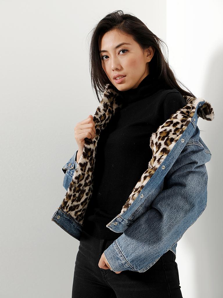 LEVI'S | Wende-Jeansjacke - Jacke in Felloptik | 