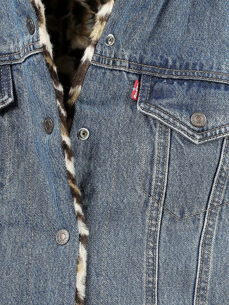 LEVI'S | Wende-Jeansjacke - Jacke in Felloptik | 