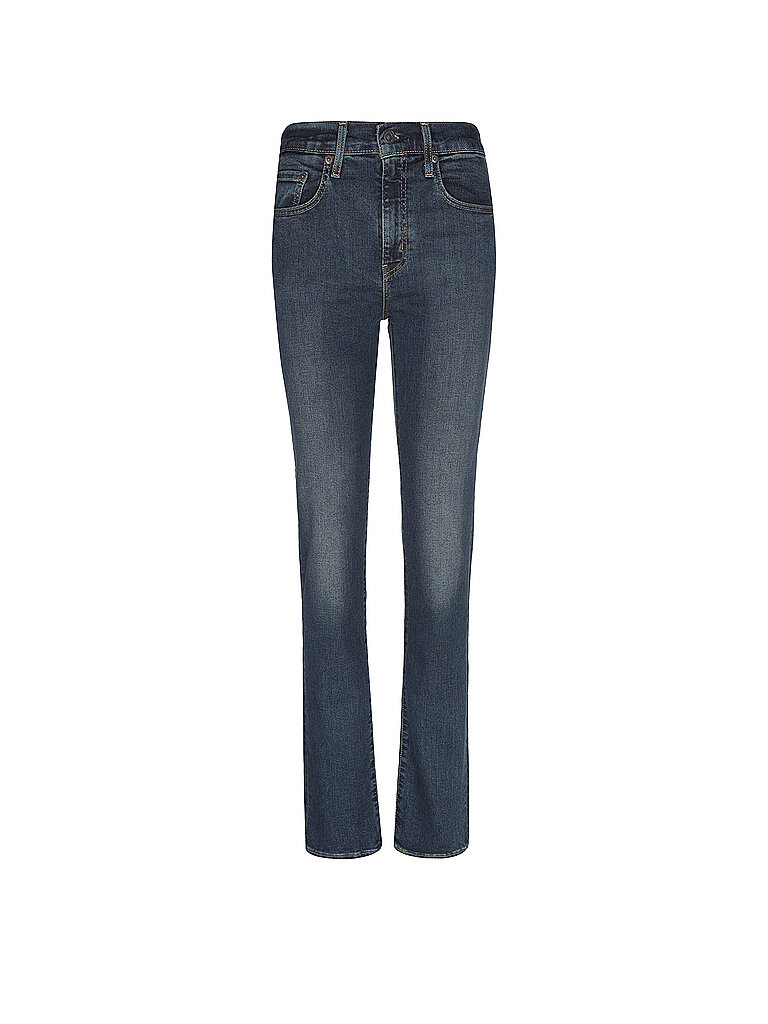 Jeans Straight Fit HIGH RISE 724 dunkelblau 28/L32 damen