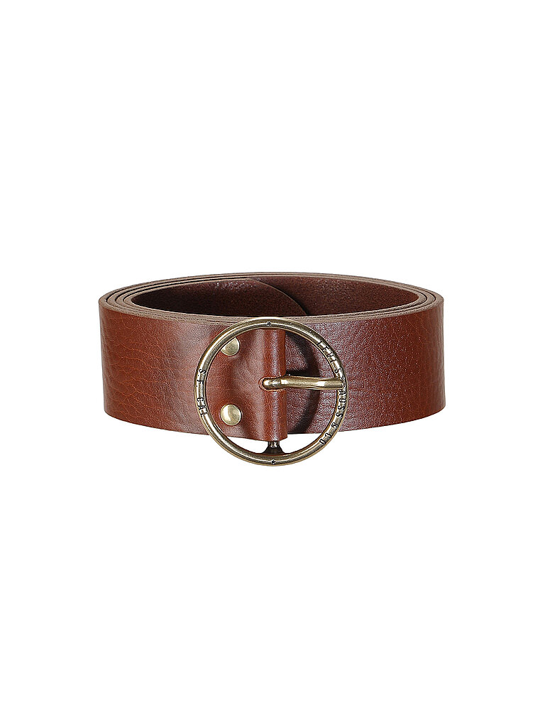Ledergürtel ATHENA CAVIAR TRICOT braun 80 damen