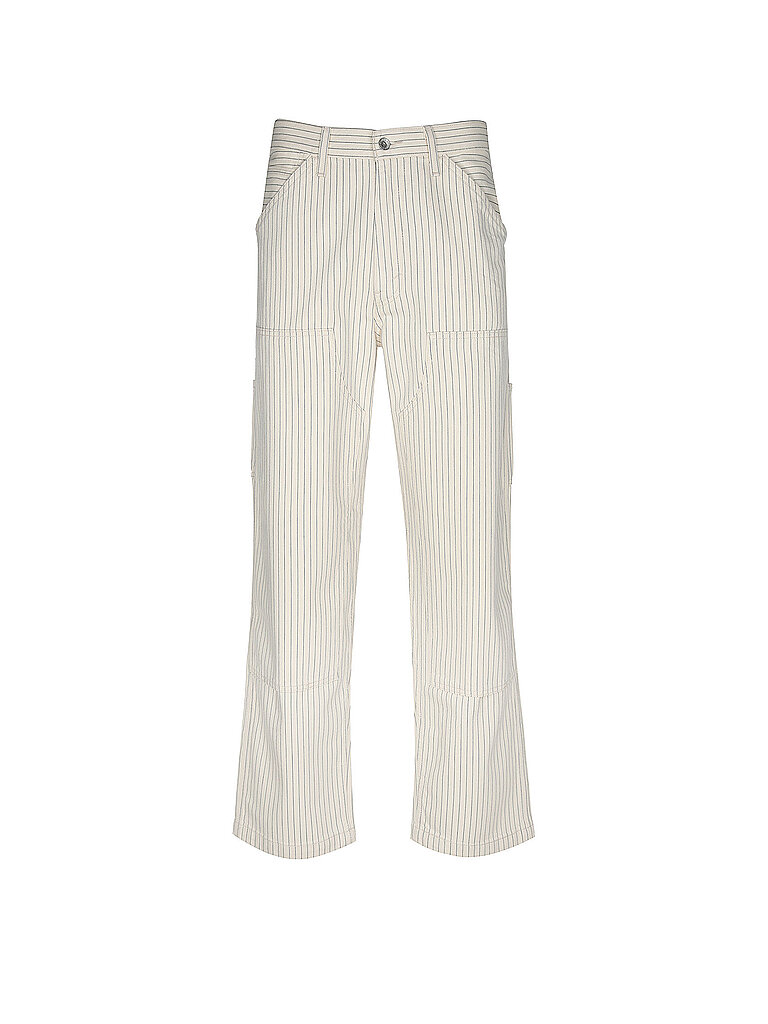 Jeans Straight Fit creme 33/L32 herren
