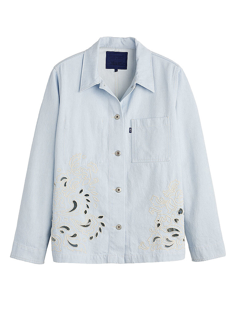 Jeansjacke hellblau L damen
