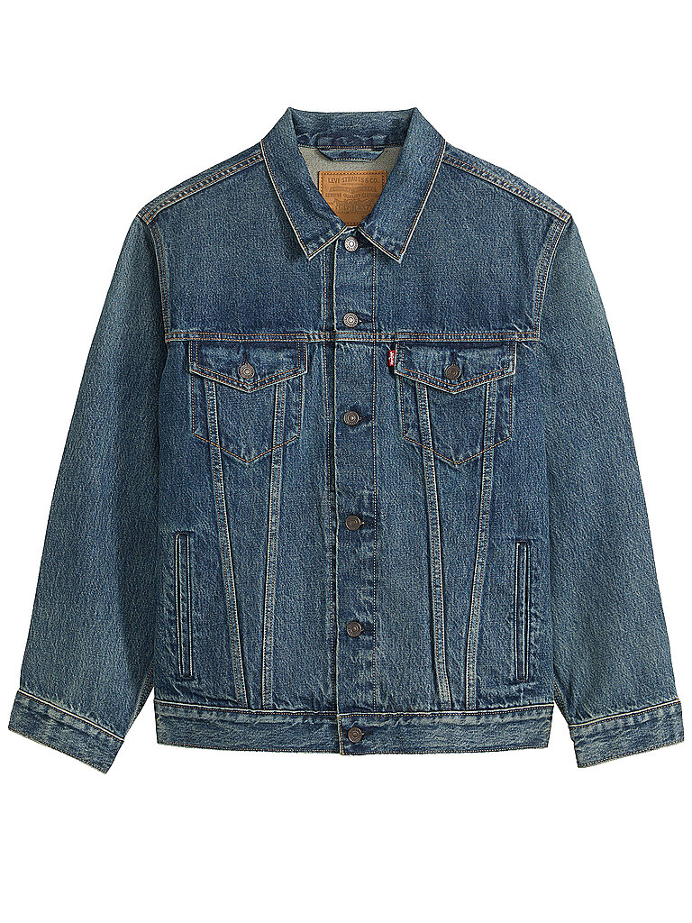 LEVI'S® Jeansjacke Relaxed Fit dunkelblau | XL