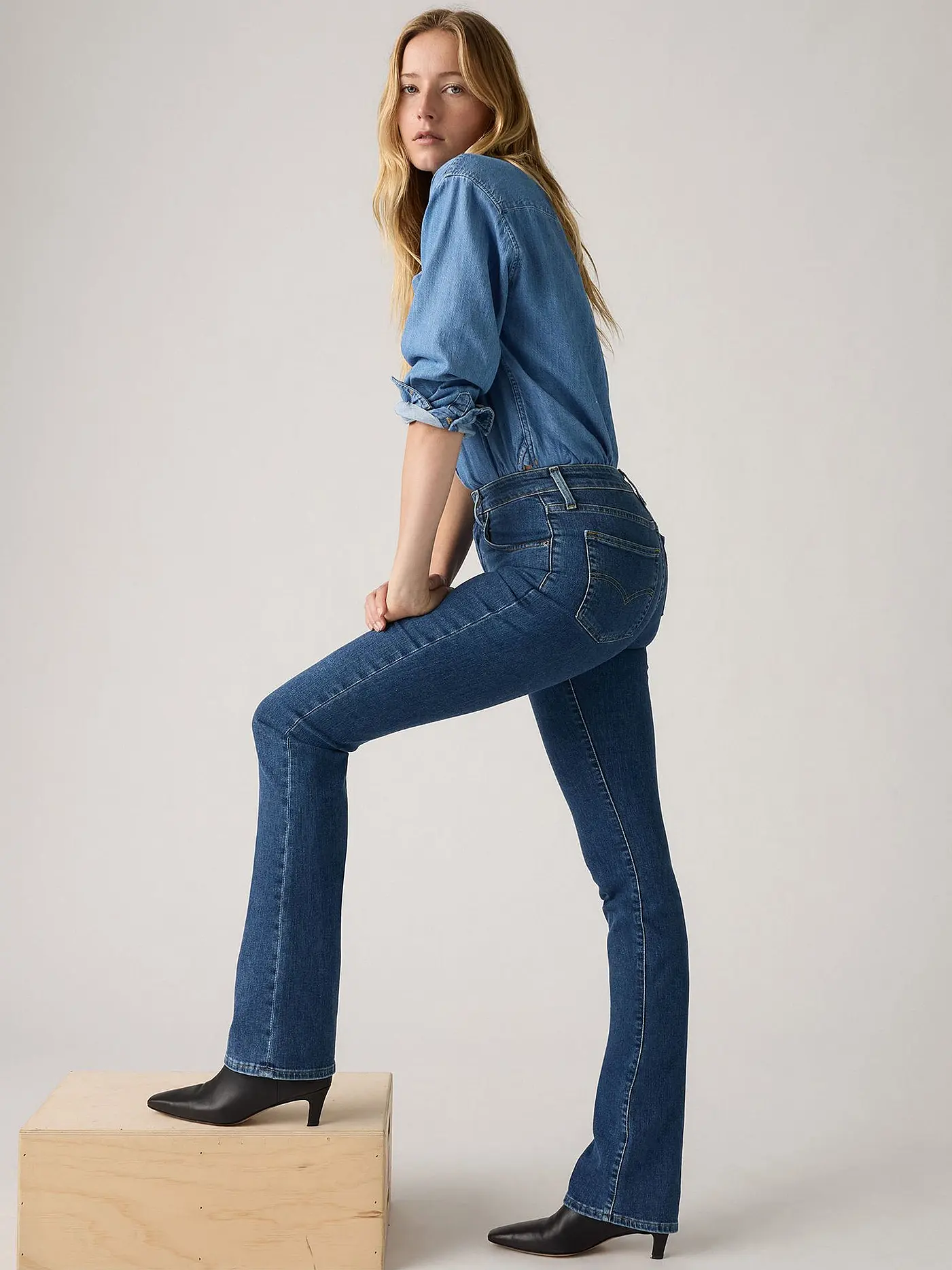 LEVI'S® | Jeans Bootcut 725 | blau