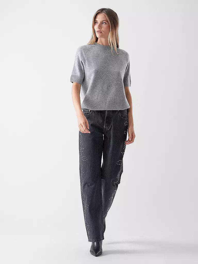 LEVI'S® | Jeans Mom Fit 501 90S BEJEWELED | schwarz