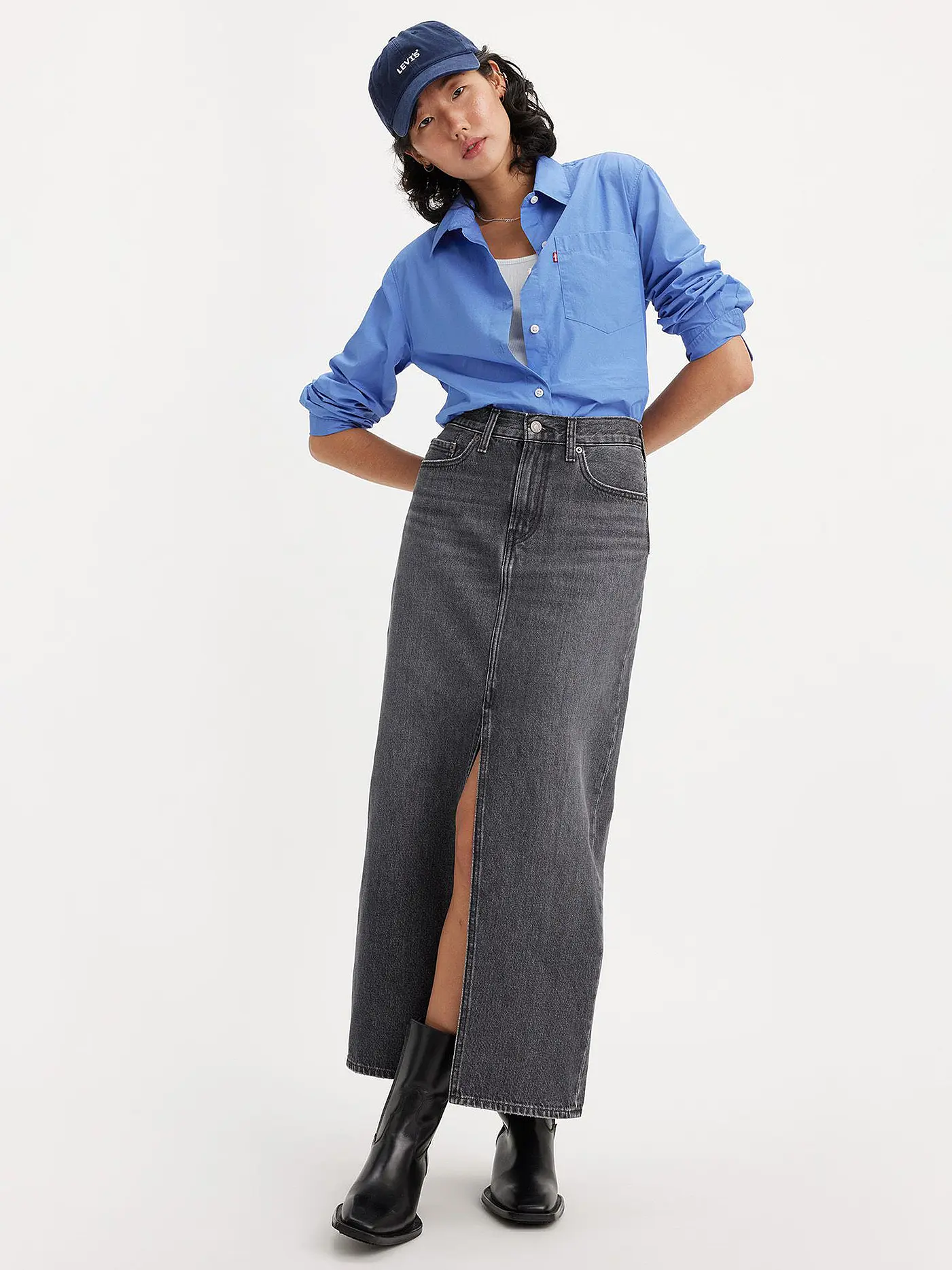 LEVI'S® | Jeansrock  | schwarz