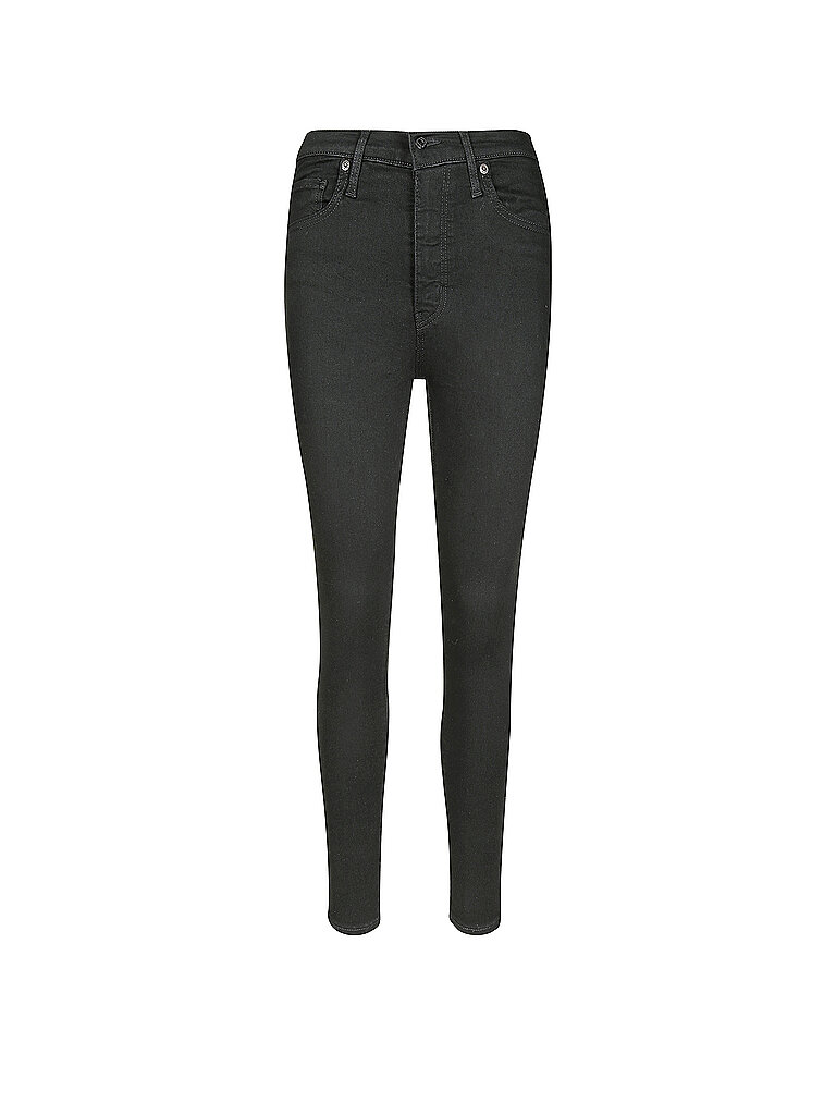 LEVI'S Highwaist-Jeans High-Super-Skinny-Fit Mile schwarz | 26/L28