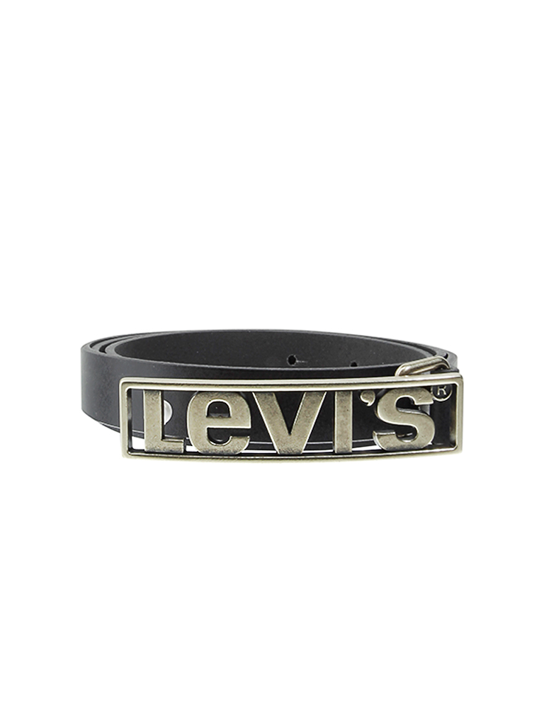 LEVI'S Ledergürtel schwarz | 85