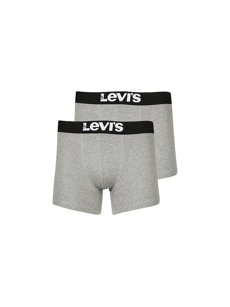 LEVI'S Pant 2-er Pkg. Solid Basic  grau | L
