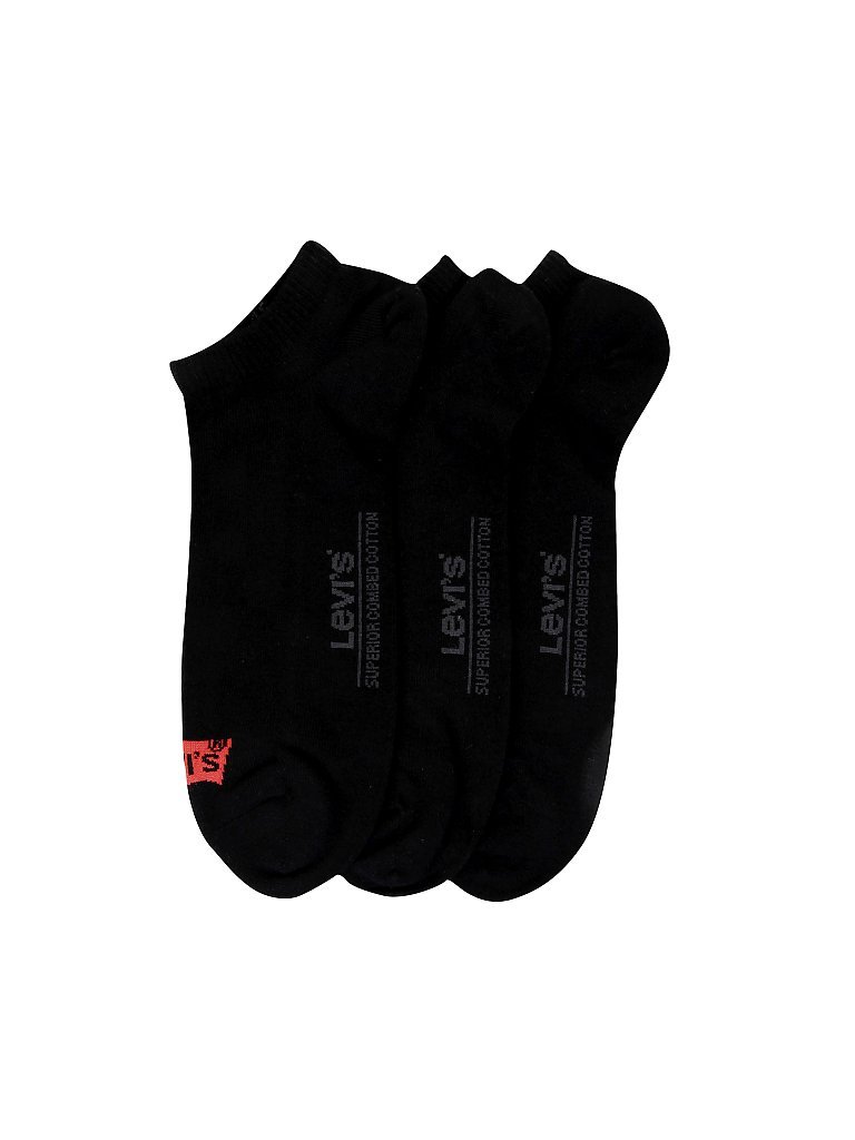 LEVI'S Socken 3-er Pkg Batwing jet black schwarz | 39-42
