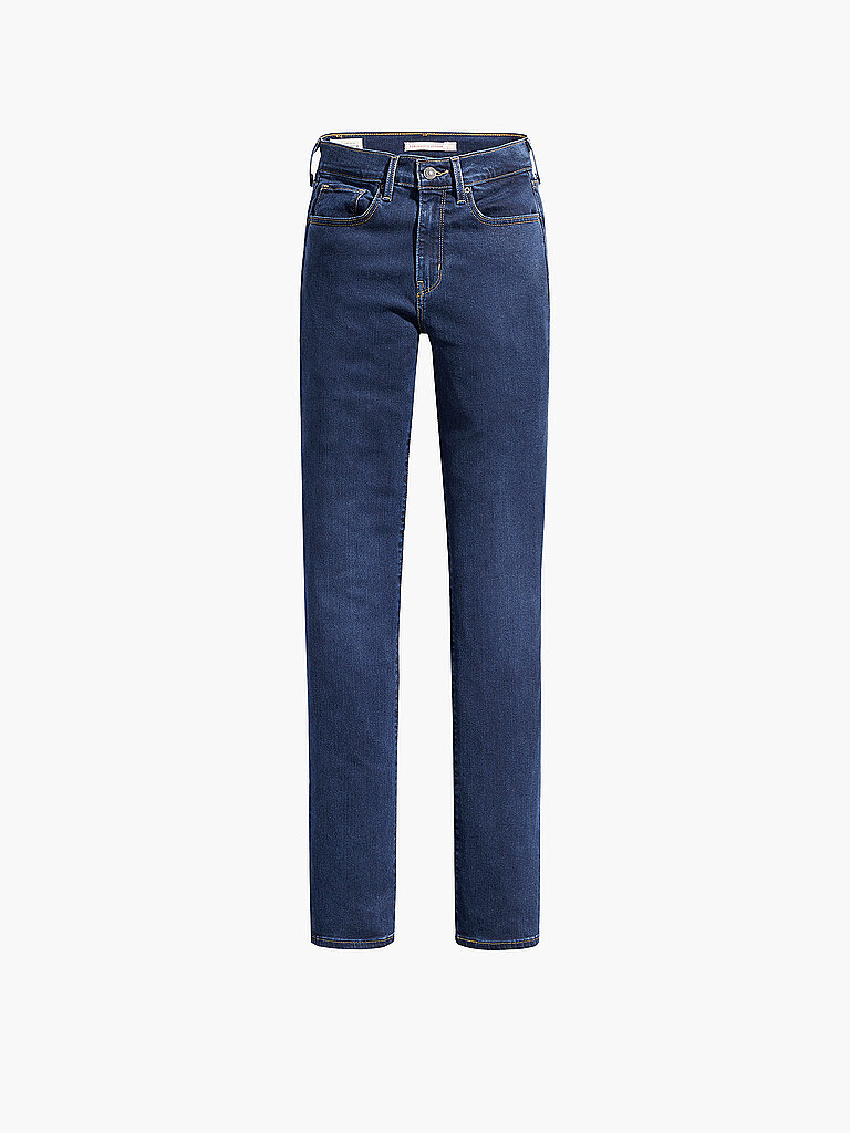 LEVI'S Jeans Straight Fit 724 Highwaist blau | 25/L28