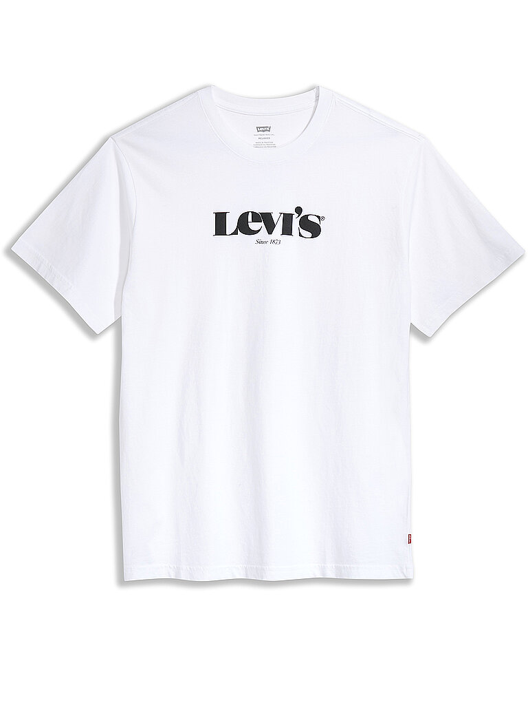 LEVI'S T Shirt Relaxed Fit weiß | L