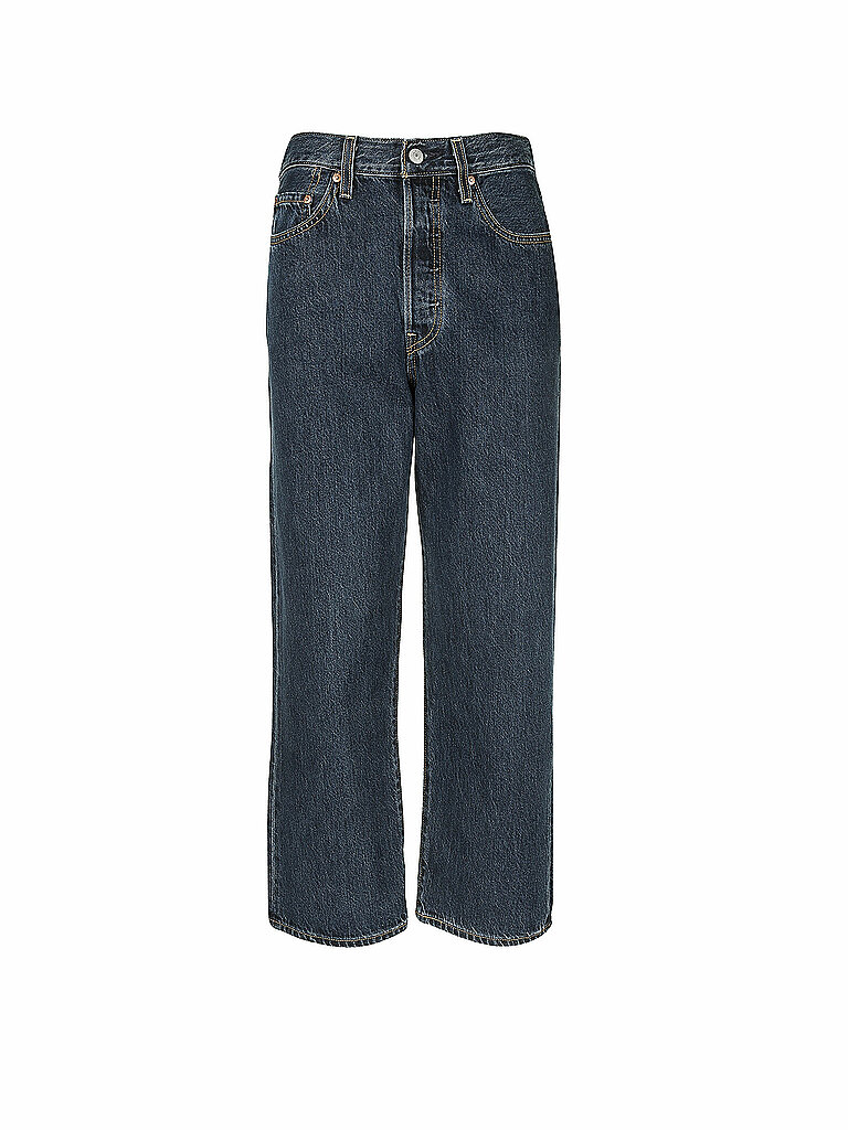 LEVI'S Jeans Ribcage Straight Fit 7/8 blau | 26/L27