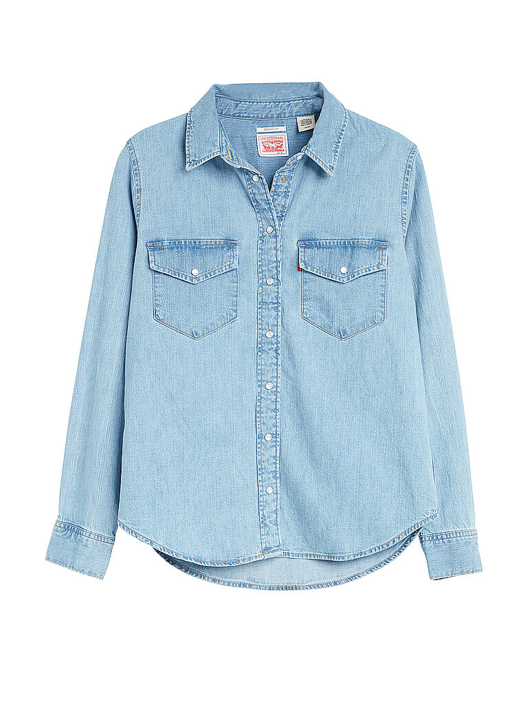 LEVI'S Hemdbluse blau | L