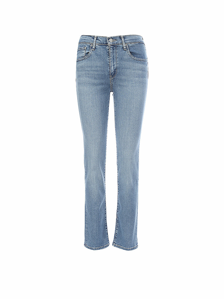LEVI'S Highwaist Jeans Straight Fit 724 blau | 24/L30