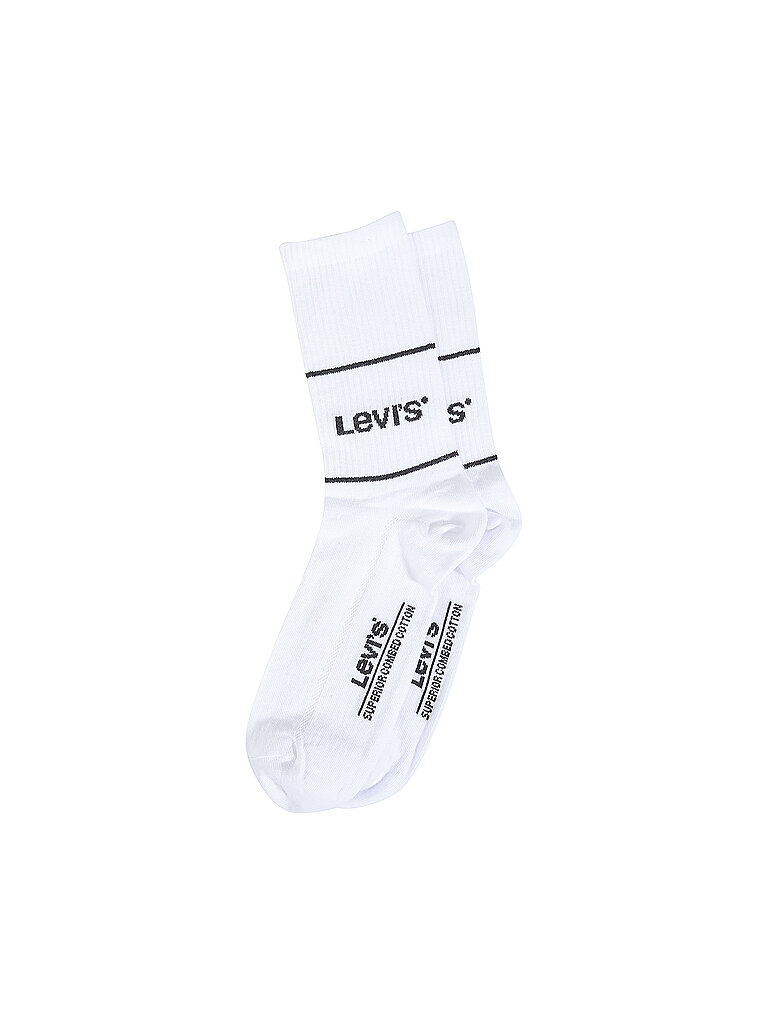 LEVI'S Socken 2-er Pkg. white weiß | 39-42
