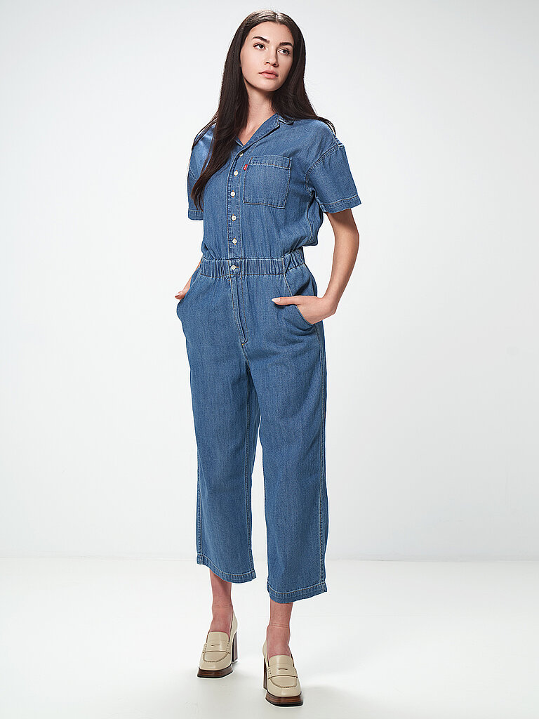 LEVI'S Jeans Jumpsuit blau | S