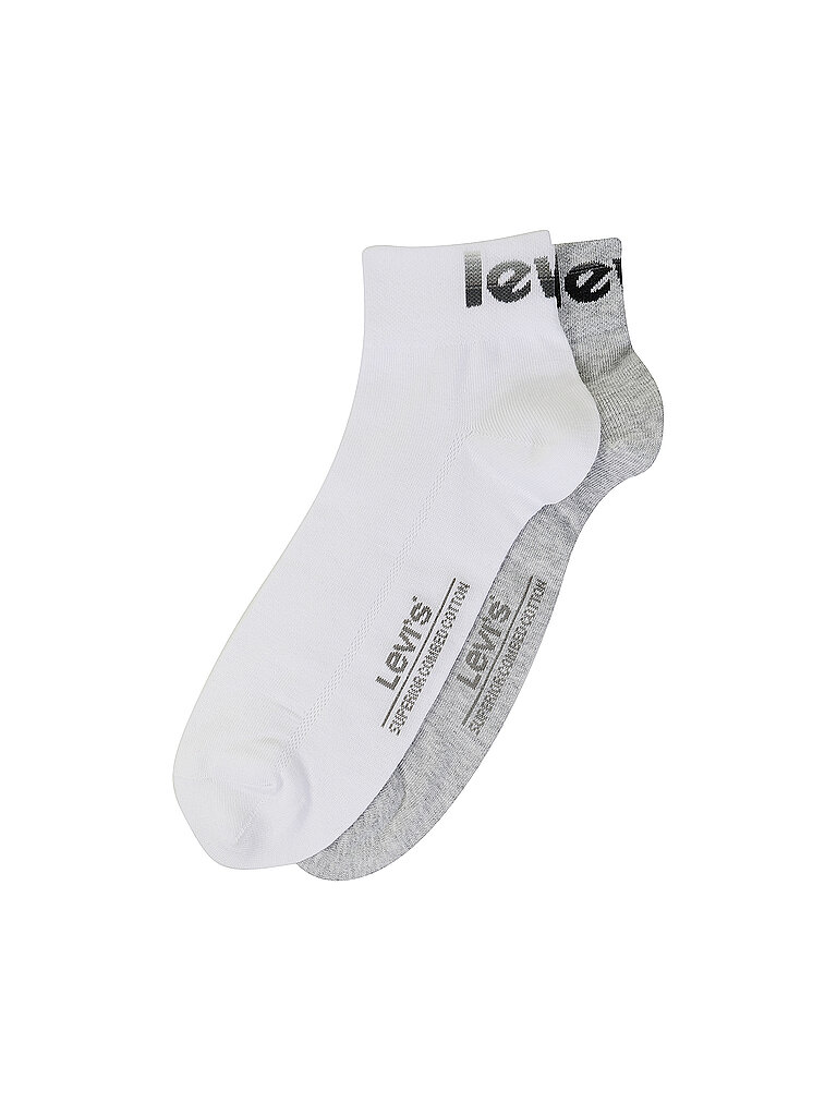 LEVI'S Socken 2-er Pkg. grey combo grau | 43-46