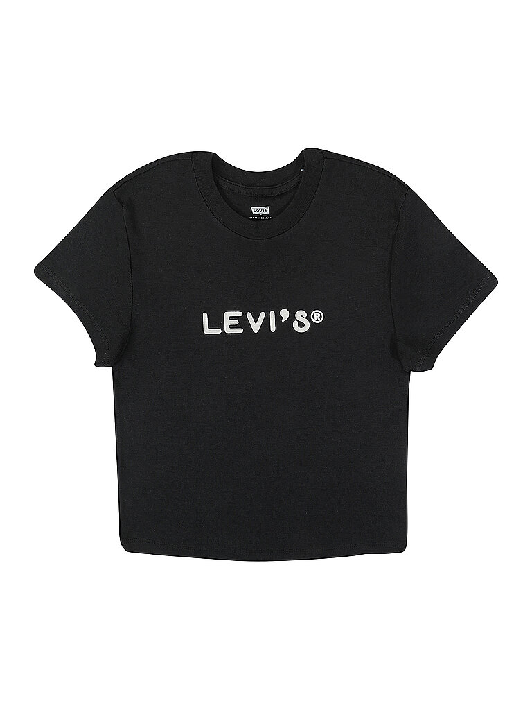 LEVI'S T-Shirt - Croptop schwarz | XS
