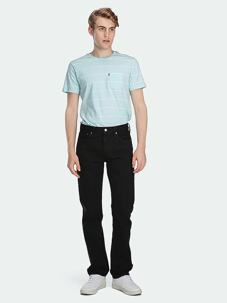 Levi's 501 Original Straight Leg Jeans Black 36/34 6