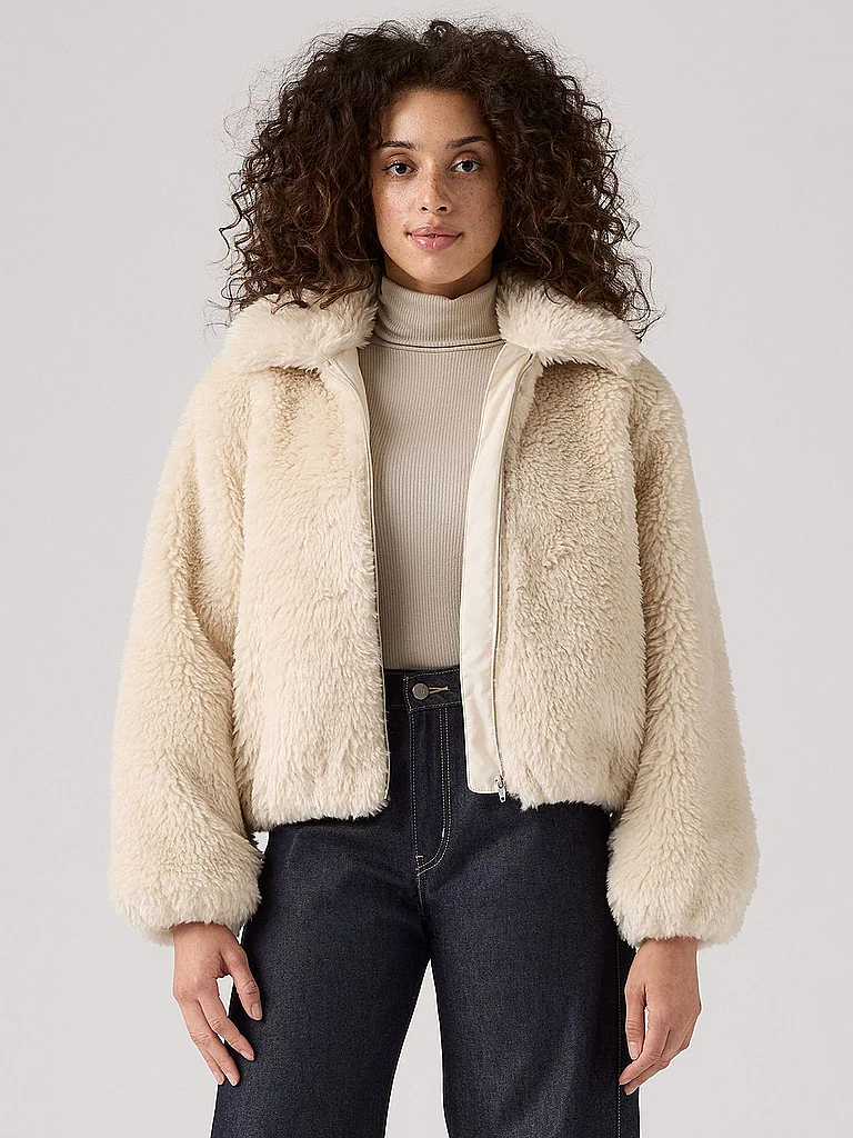 LEVI'S® Jacke in Felloptik beige   M damen 2