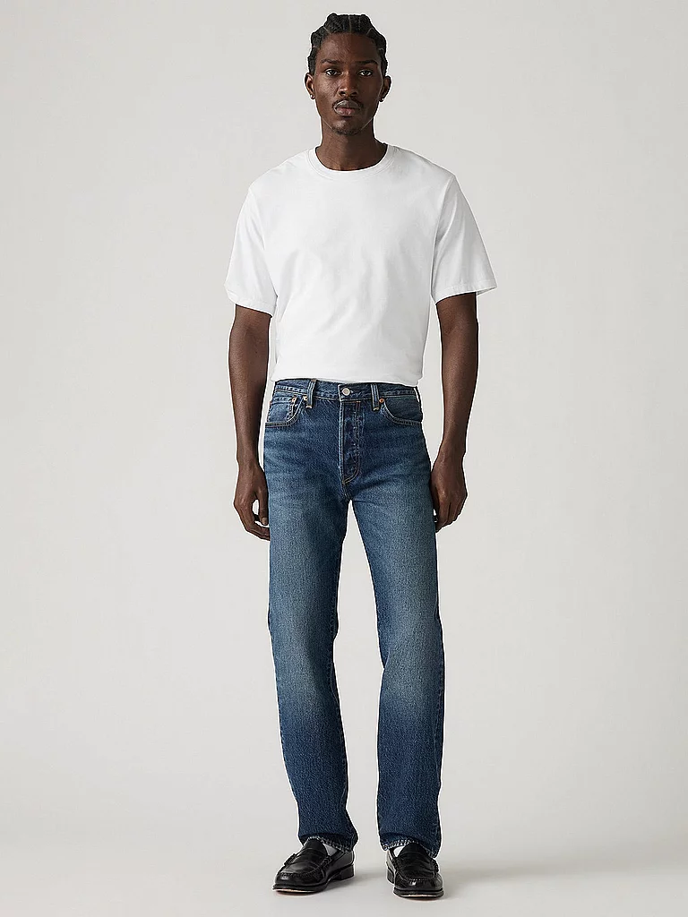 Levi's 501 Straight Fit Jeans Blue 33/L36 2